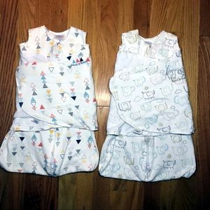 2 Halo Sleepsack Swaddles in Newborn